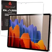 TECHGEAR Matte Glass Compatible with Galaxy Tab S7 (11 Inch), Matte Anti-Glare Protective Film, Original Tempered Glass Screen Protector Compatible with Samsung Galaxy Tab S7 2020 SM-T870 / SM-T875