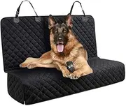 MOMEEMO Small medium animals Car Seat Cover,Waterproof Scratchproof durable Small medium animals Bench Seat Covers for Cars Backseat Cover Hammock with Nonslip Bottom Suitable for Most Cars SUV Trucks