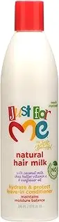 Just For Me Hair Milk Conditioner, Hydrate and Protect Leave In 10 oz