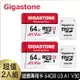 Gigastone Gaming Plus microSDXC UHS-Ⅰ U3 A1V30 64GB遊戲專用記憶卡-2入組