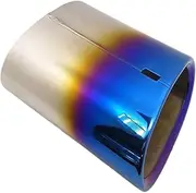 Exhaust Muffler Tip Compatible For BMW 3 Series 318 E90 E91 320d 318d 318i E92 E93 X3 F25 20i 28i E83 2.0i Car Exhaust Tip Muffler Nozzle(Blue)