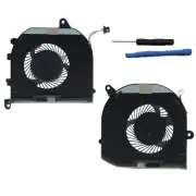 New For Dell XPS 15 9570 7590 Precision 5530 P56F002 Laptop CPU+GPU Cooling Fan