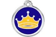 King Dog Cat Pet ID Tag Charm - Personalized - Red Dingo - Lifetime Guarantee