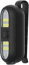 Outdoor Night Running Lights,Runner Lights for Night Safety,Waterproof Rechargeable Safety Lights,Clip on Flashlight for Hands Free Flashlight LED Running Lights for Runners Warning Flashing(Black)