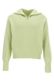 AURALEE Half Zip Sweater