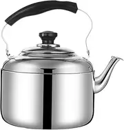 NUSITOU Stainless Steel Kettle Stainless Steel Electric Tea Kettle Whistling Water Pot Kitchen Gadget Electric Kettle Thickened Water Kettle Whistling Tea Kettle 430 Stainless Steel