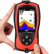 196.9FT Wireless Sonar Fish Finder Fish Tracking Device 2.4-in FF1108-1CWLA tps1