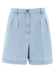 [A.P.C.] A. P.C.-Nola Bermuda E Short Celeste-Donna 40IT