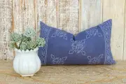 Itzcali Aztec Block Print Pillow Cover