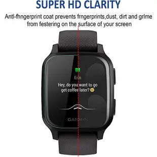Garmin Venu Sq 2 保護貼 PU透明保護膜 屏幕保護膜適用於佳明venu sq 2 2 music保護貼