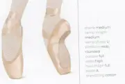 Bloch Toe Pointe shoes w/stretch Ribbon & Elastic Sonata S0130L 2 widths satin