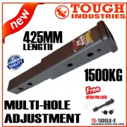 425MM Multi Hitch Extender Bike Rack Extension TowBar Adaptor Trailer 4WD Car 2"