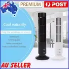 Tower Fan Oscillating Floor Fan 2 Speed USB LED Bladeless Fan for Home Office