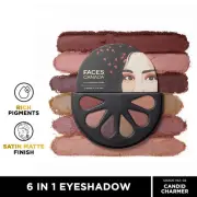 Faces Canada 6 In 1 Eyeshadow Palette - Candid Charmer 02