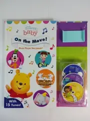 Disney Baby On the Move! Music Player Storybook New Open Box Missing Player