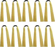 JRSENL 10pcs Slingshot Band Sets Flat Rubber Band Powerful Hunting Catapult Rubber Bands Slingshot Replacement for Outdoor Hunting Slingshot Exercise Players