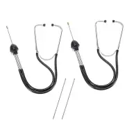 Lamoutor 2Pcs Automotive Mechanic Stethoscope Engine Stethoscope Tool for Cars