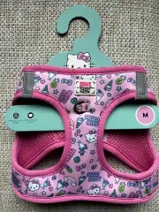 Sanrio Sassy Meow Hello Kitty Pink Adjustable Step In Cat Or Dog Harness (M) NEW