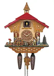 Trenkle Quartz Cuckoo Clock - The Thirsty Beerdrinker AH 4215 QM NEW