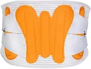 Waist Support Unisex Back Support Belt Adjustable Waist Support Belt For Home Weightlifting Work Lumbar Support(Yellow-upgrade,Large)