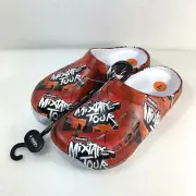 AND1 Red Mixtape Tour Bodega Clogs Sandals, Mens 7, New