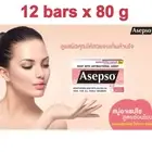 Asepso Soap With Antibacterial Agent Moisturize Skin With Jojoba Oil 80 g x 12