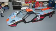 1:18 UT Models McLaren F1 GTR '97 #40 BARE BODY SHELL ONLY, NUMBERS RUBBING OFF