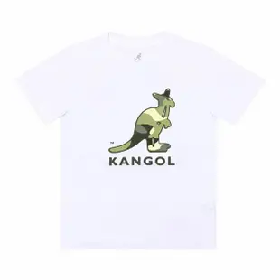 【KANGOL】童裝 短T 迷彩 大LOGO 休閒(6126500700)