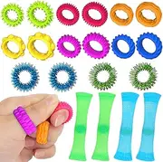 Pack of 12 Sensory Fidget Rings