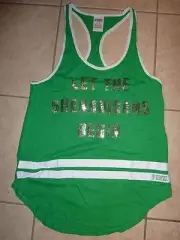 ST PATRICKS VICTORIAS SECRET PINK BLING ST PATRICKS "LET THE SHENANIGANS BEGIN"