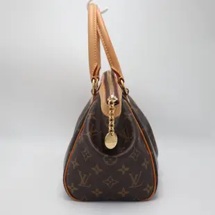 LOUIS VUITTON LV 路易威登 #450 原花抓皺肩背包 Tivoli PM M40143 二手