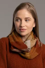McDonald Possum Merino Ombre Snood Scarf-Harvest