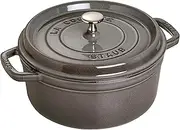 [STAUB] Round Cocotte, 24 cm, Graphite
