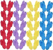 48Pairs Disposable Pedicure Slippers Lightweight for Salon Use Beach Parties and Guest Comfort Random Colors Safe and Practical