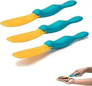 Jar Spatula,3 pieces platypus butter knife, BPA Free Jar Scraper Spatula- Perfect for Peanut Butter, Nutella, Marmite and More,Dishwasher Safe