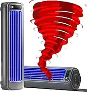 YILCER Outfany Cooling Ace Air Conditioner,Relaxix Cooling Fan Air Conditioner Tower,Ac Tower Air Conditioner Quiet,3 Speeds,USB Charging,Libiyi Air Coller Bladeless Fan for Bedroom Office (Grey)