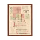 Old Map of Richland County, OH 1856 - Vintage Ohio Art