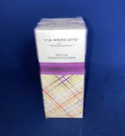 Via Mercato Petite Reed Diffuser - Sparkling Cider 1.7 fl Oz Sealed.