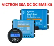 Victron 30A DC DC Battery management System/Battery kit- FREE POST- GREAT DEAL