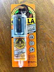 Gorilla Clear Epoxy Glue, 0.85 fl oz, New and Unused