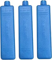 Ice Packs, 3PCS 200ML Long Lasting Freezer Blocks, Reusable Portable Cooler Freezer Ice Packs Keep Cool for Food Beverage Refrigerator Air Conditioner Fan-