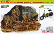 DML6585 1:35 Dragon Red Devils w/Welbike and Drop Tube Container, Arnhem 1944