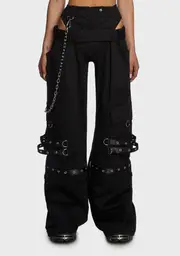[Namilia] Underworld Cut-Out Cargo Pants