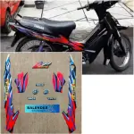 山葉 MERAH HITAM ORIGINAL YAMAHA FORCE1 110 黑紅摩托車條紋 1993 1995