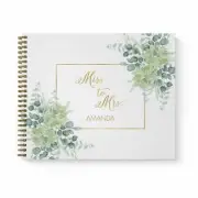 Hortense B. Hewitt Hortense B Hewitt Greenery Bridal Shower Guest Book