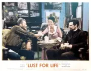 Lust For Life Lobby Card Kirk Douglas Toni Gerry James Donald 1956 Old Photo