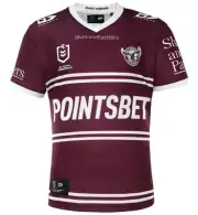 Manly Sea Eagles Home Jersey Sizes Small - 5XL NRL Dynasty In Stock Now!! 22