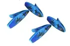 2 Pack Set Pair of Blue Surfboard Style Beach Towel Clips