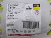 Viega ProPress 79775 Bronze Tee 1-1/4" x 1-1/4" x 3/4" P1 x P2 x FPT Bronze