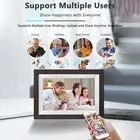 Coffee US Plug 10.1in High Clear Smart WiFi Digital Photo Frame With APP 32